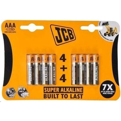 JCB SUPER AAA 8 ks JCB-LR03-8B