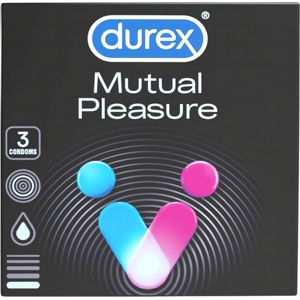 Durex Mutual Pleasure - забавящи презервативи (3 бр. ) - desirel