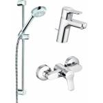 Kludi Комплект смесител за мивка и душ Kludu Pure&Easy хром (378450565)