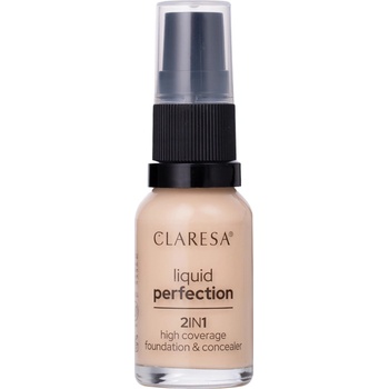 Claresa Liquid Perfection 2in1 101.5 Vanilla Korektor a krycí make-up 2v1 18 g