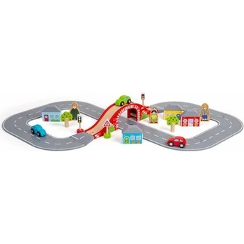 Osmička dřevěná autodráha