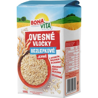 Bonavita Ovsené vločky bezlepkové jemné 500 g