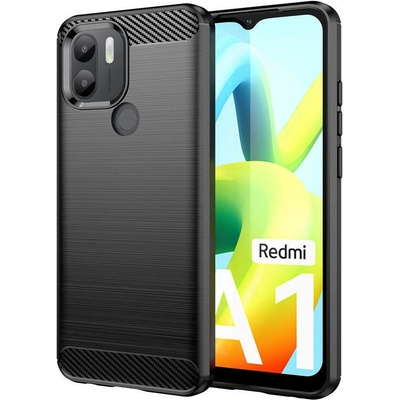 Pouzdro Carbon odolné gelové na Xiaomi Redmi A1+/A2+ - černé