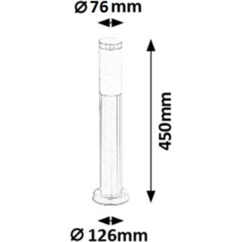 Image 1 of Rábalux Inox Torch 8263