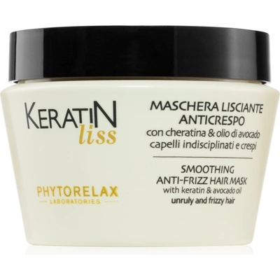 Phytorelax Laboratories Keratin Liss изглаждаща маска за непокорна коса 250ml