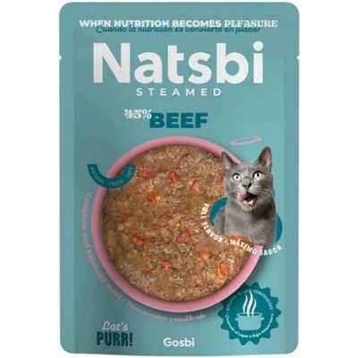 Natsbi Cat Steamed Beef 80 g
