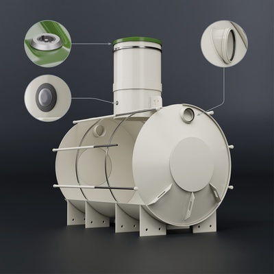 Sineko Akumulační nádrž Nautilus 3 m³ Extreme line – Zboží Mobilmania