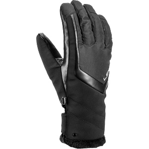 LEKI Дамски зимни ръкавици за спускане Stella Women, Black (6538262010)