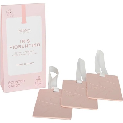 Mr & Mrs Fragrance Iris Fiorentino vonná karta 3 ks