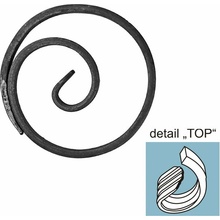 Element tvaru-krúžok s chvostom D125, 12x6mm