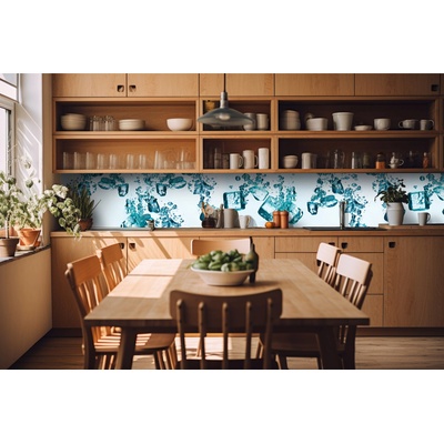 DIMEX ART Фототапет за кухня - кубчета лед 420 x 60 см