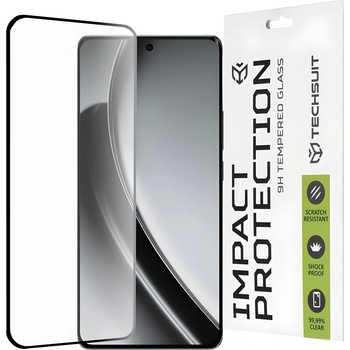 Techsuit защитно пълно покриващо стъкло 111D за Realme GT 6 - Черен KP33102 (33102)