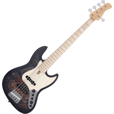 SIRE Marcus Miller V7 Ash Reissue 5 Transparent Black Satin 5-струнна бас китара