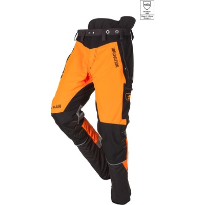 SIP Protection Protipořezové kalhoty 1SBW FOREST W-AIR REGULAR Hi-Vis oranžovo-černá