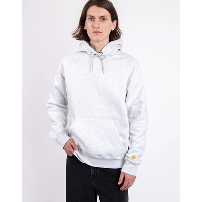 Carhartt WIP Hooded Chase Sweat Ash Heather/Gold