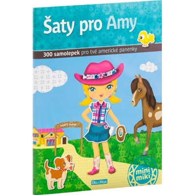 Šaty pre AMY - kniha samolepiek