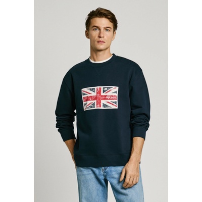 Pepe Jeans mikina UNION CREW modrá