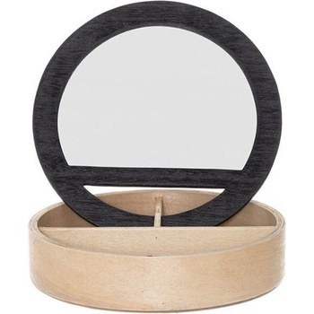Blomus Кутия за бижута с огледало 4Living, дърво и черен цвят (618006)