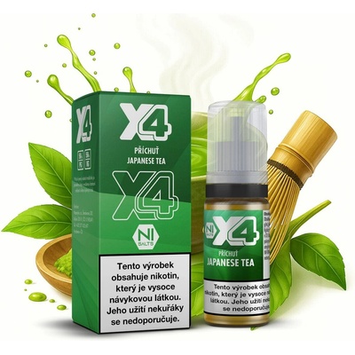 X4 Bar Juice Japonský čaj 10 ml 20 mg