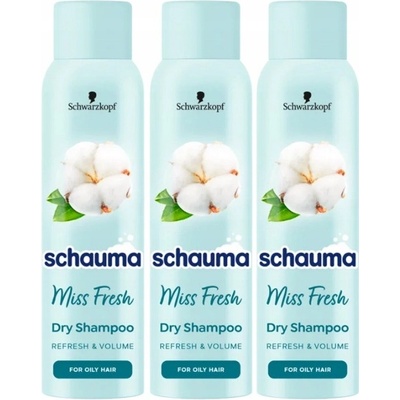 Schauma Miss Fresh Suchý Šampon 3x150 ml