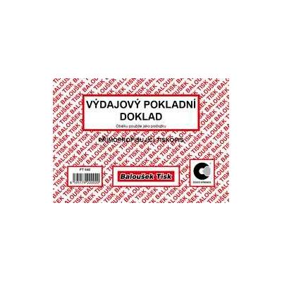 Baloušek PT040 Výdajový pokladní doklad A6 propisující