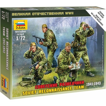 Zvezda figurky sovětský průzkumný tým 1:72