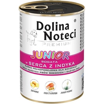 Dolina Noteci Premium Junior Богат с Пуйка Сърца 400 г