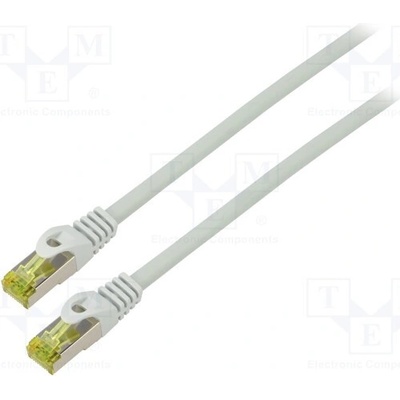Lanberg PCF6A-10CU-0500-S Patch S/FTP Kat. 6a RJ45 vidlice z obou stran lanko Cu