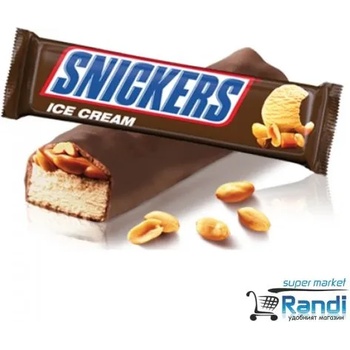 Snickers, Mars, MM, Bounty Сладолед Snickers бар 48гр