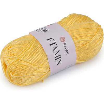 Pletací příze Etamin 30 g Varianta: 4 (461) žlutá, Balení: 1 ks 61630/160035/286090