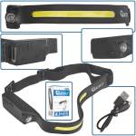 GEKO Челна лампа със сензор за движение LED COB 3W+1W XPE 1200mAh 350lm IPX4 60757 (G15118)
