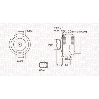Generátor MAGNETI MARELLI 063732108010
