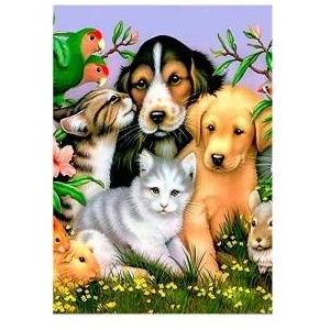 Smart Flamingo Flamingo Line Creative Set Diamond Mosaic 30x40cm Animals (TSGK75621)