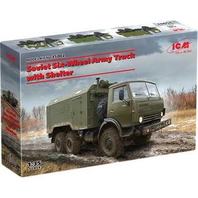 ICM Soviet Six-Wheel Army Truck with Shelter 1:35