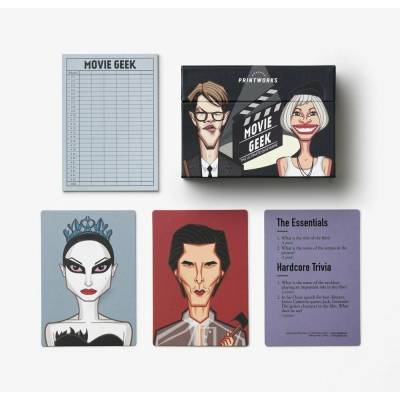 Printworks Kvízová hra MOVIE GEEK, 50 ks
