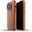 Mujjo Full Leather Case - кожен (естествена кожа) кейс за iPhone 13 Pro (кафяв)