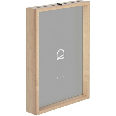 Přírodní dřevěný fotorámeček Kave Home Flavina 31 x 22 cm
