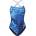 Slazenger Дамски бански костюм Slazenger Wide Tie Back Suit Womens - Ripple