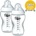 Tommee Tippee Шише за хранене Tommee Tippee Closer to Nature Easi Vent, 340мл, 2бр/оп, 42262075