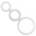 Addicted Toys Троен пенис пръстен Addicted Toys прозрачен