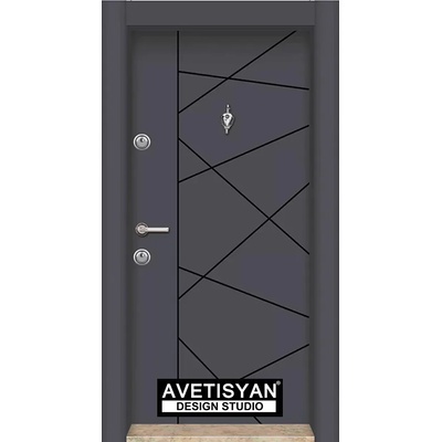 Haska Блиндирана врата Parkdor Стар 21 Антрацит (цена без монтаж)