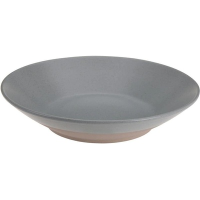 Siaki Collection Kameninový hluboký talíř Clay 21 cm šedý