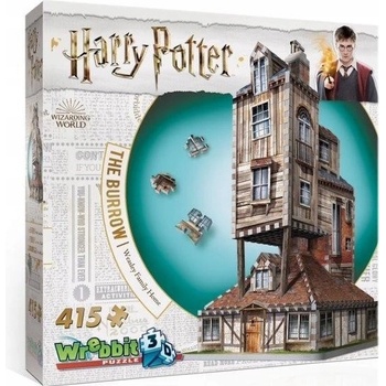 Wrebbit 3D puzzle Harry Potter Doupě 415 ks