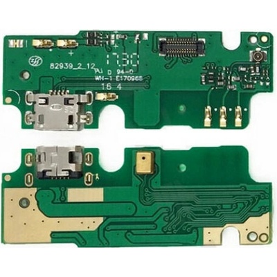 Spodná doska nabíjania Lenovo K6 Note - nabíjací konektor, mikrofón a PCB doska Variant:: nabíjací konektor, doska a mikrofón