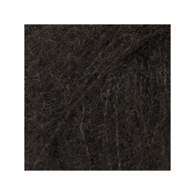 DROPS Brushed Alpaca Silk Barva: Brushed alapca černá uni 16