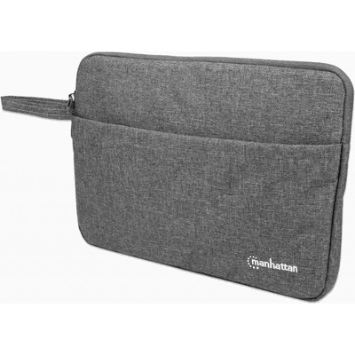 MANHATTAN Laptop Sleeve Seattle, vhodný pre širokouhlé obrazovky do 14.5", 383 x 270 x 30 mm, sivá 439916