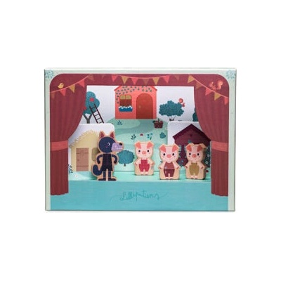 Lilliputiens magnetické divadlo Tri prasiatka