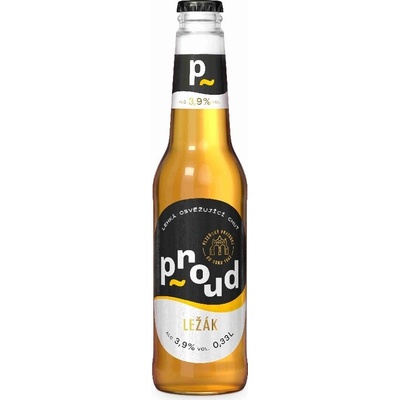 Proud světlý ležák 3,9 % 0,33 l (sklo)
