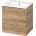 Cersanit S801-458 - Стенен шкаф за баня с мивка NIKO 50x40 см орех (CS0189)