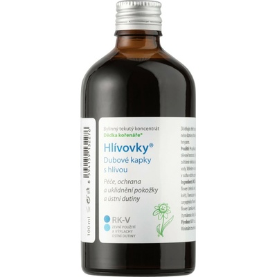 Dědek Kořenář Dubovky – Dubové kapky s hlívou RK-V 100 ml